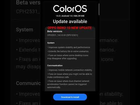 OPPO RENO 10 ANDROID 14 NOVEMBER MONTH UPDATE #opporeno10 #android14 #oppo #oppomobile #oppo9