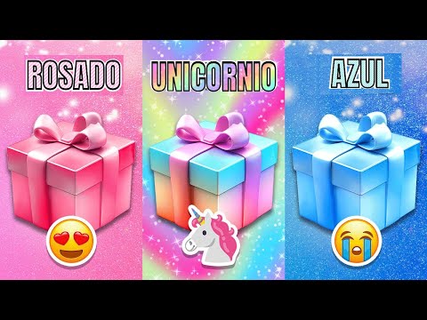 ¡Elige Tu Regalo...! Rosa, Unicornio o Azul 💗🌈💙