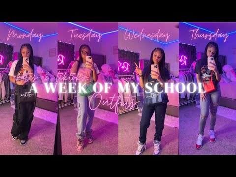 A WEEK OF MY SCHOOL OUTFITS☆ | grwm, chit chats, life update, fashion advice || Ra’Mariah Alexia