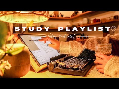 4-HOUR STUDY MUSIC PLAYLIST ☕ Relaxing Lofi ☕ DEEP FOCUS Study With Me Pomodoro Timer☕STAY MOTIVATED