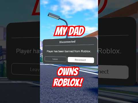 My Dad Owns Roblox! #roblox #shaneplays #shorts