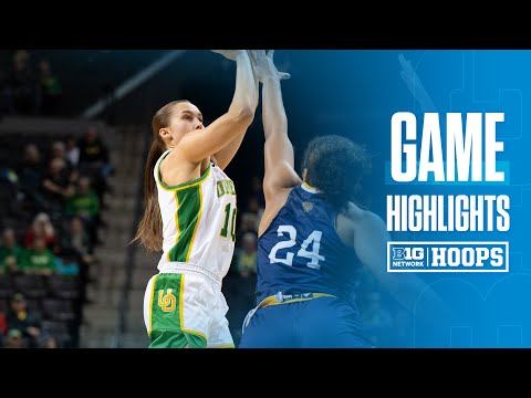 UC Irvine at Oregon | Highlights | Big Ten Women’s Basketball | 12/19/2024