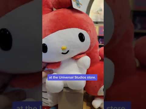 My Melody Sanrio Hello Kitty Merch Plush Collectible Doll Universal Studios Orlando Florida #shorts