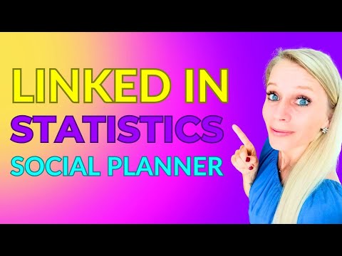 LinkedIn Statistics Available in Social Planner #linkedincourse #linkedinmarketing #linkedintutorial