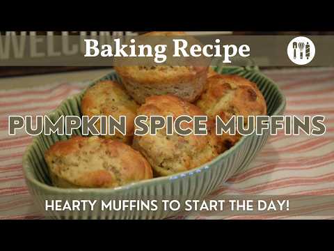 Pumpkin Spice Muffins | Homemade Baking Recipe | Fall Flavored Muffins Made with a Secret Ingredient