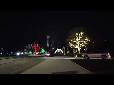 Niagara Falls at Night #christmaslights #niagarafalls #niagaraparks #rothel13