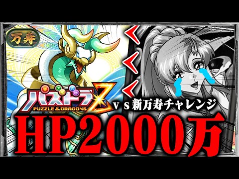 【悲報】無敵の実質HP2000万、命天龍・ゼルクレア。【パズドラＺ】