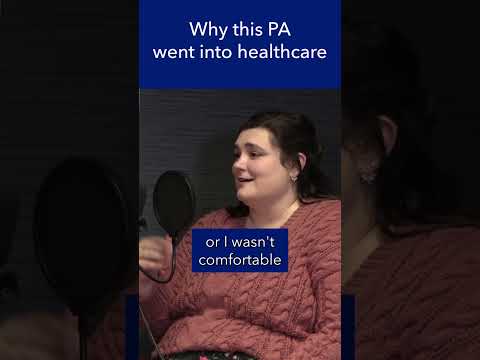 Why this PA went into healthcare #shorts