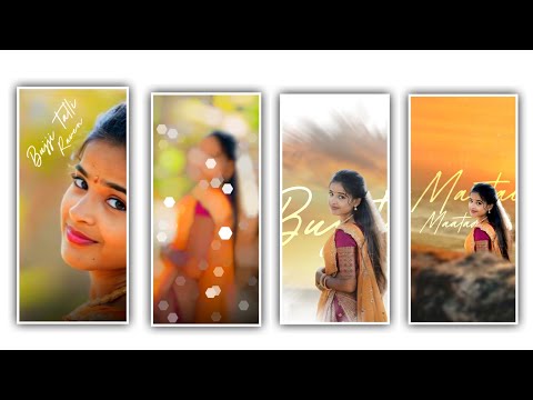 New Trending 1Still Bujji Talli lyrical video editing in Alight Motion Instagram trending  EDITING