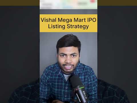 Vishal Mega Mart IPO Listing Strategy🔥| Latest IPO GMP #shorts #ipo #stockmarket