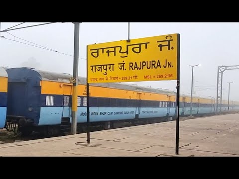 RPJ, Rajpura Junction railway station Punjab, Indian Railways Video in 4k ultra HD