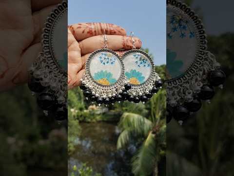 Black - Blue Resin Jhumka💙🖤💙 #yoursuchana #subscribers #shortsfeed #viralshorts  #suchanamanna