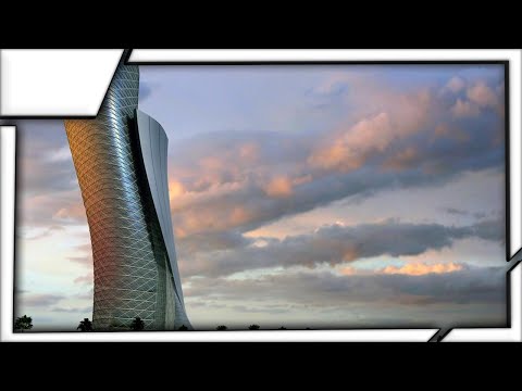 World's most inclined tower - Capital Gate, Abu Dhabi, UAE