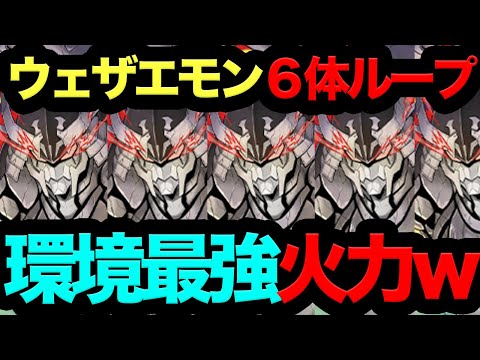 【なぜ誰も作らない？】ウェザエモン６体ループ環境最強ですwwwwwwwwwバカ【パズドラ】