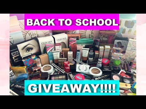 HUGE BACK TO SCHOOL GIVEAWAY 2 WINNERS OPEN INTERNATIONAL 2018