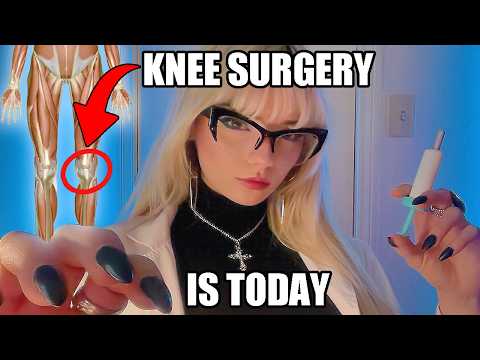 ASMR Prepping You For Knee Surgery (semi violent)