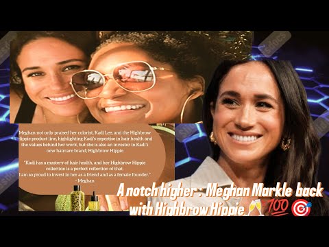 Back in the Spotlight: Meghan Markle’s Triumphant Return with Highbrow Hippie.