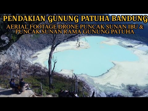 PENDAKIAN GUNUNG PATUHA BANDUNG | AERIAL FOOTAGE DRONE SUNAN IBU & PUNCAK SUNAN RAMA GUNUNG PATUHA