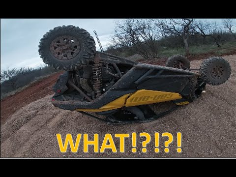 Can-Am Maverick X3... Upside down :)