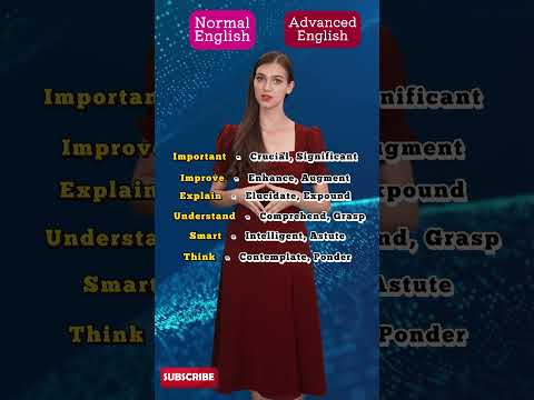 Upgrade Your Vocabulary: Normal vs. Advanced English #english #learningenglish #vocabulary #shorts