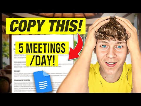 Book 5 Meetings Per Day Copying These Simple Steps...