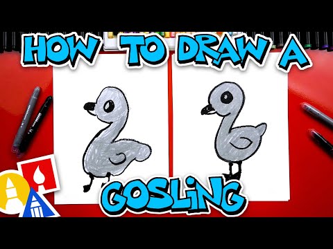 How To Draw A Gosling Goose