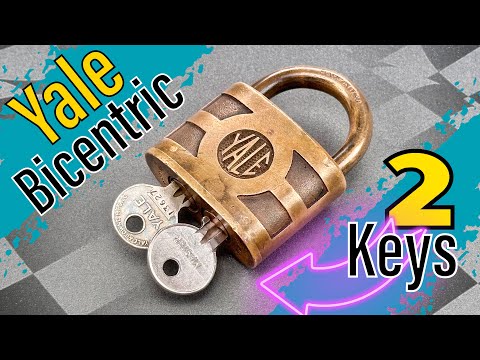 [1598] Yale “Bicentric” Padlock Picked