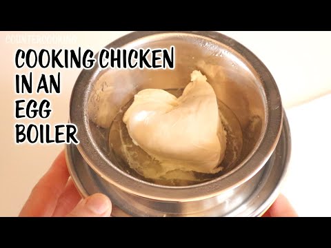 Cooking Chicken Breast In An Egg Boiler - Dash Egg Cooker - Steamed Chicken