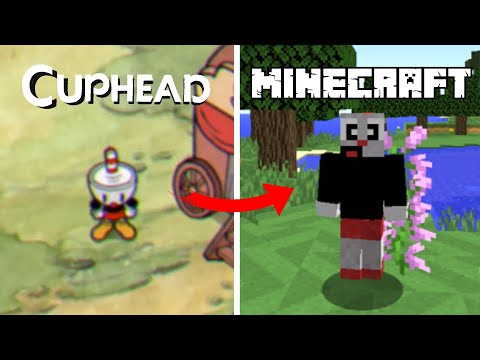 MINECRAFT + CUPHEAD = ESSE VIDEO