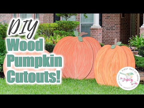 Fall DIY Decor - Wooden Pumpkins | DIY Pumpkins | Fall Crafts - Beginner Woodworking