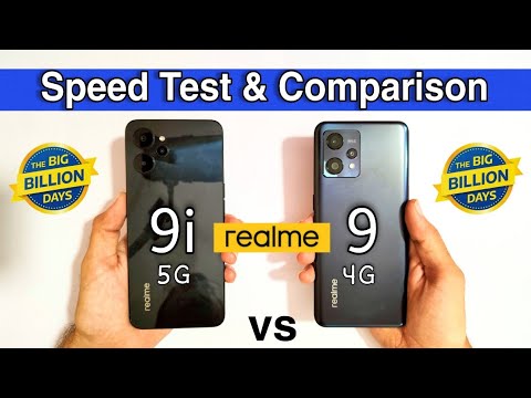 realme 9i 5g vs realme 9 4g Speed Test & Comparison | Unbelievable Test 🔥