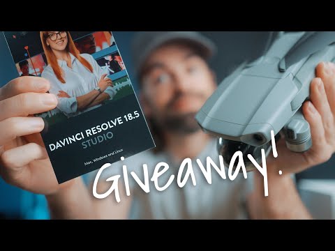 Giving Away MY DRONE, DaVinci Resolve STUDIO, and more!