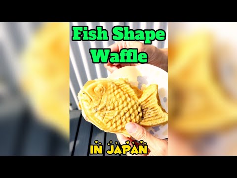 🧇Japanese Fish Shape Waffle🧇 Sweet Bean Paste inside🧇called Taiyaki たいやき