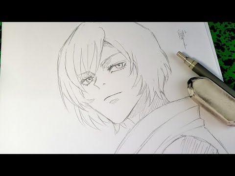 COMMENT DESSINER MAI ZENIN JUJUTSU KAISEN | how to draw