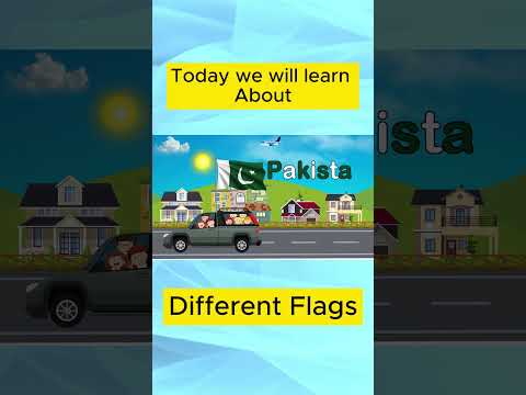 Learn Flag Name For Kids With Pictures | National Flags For Kids