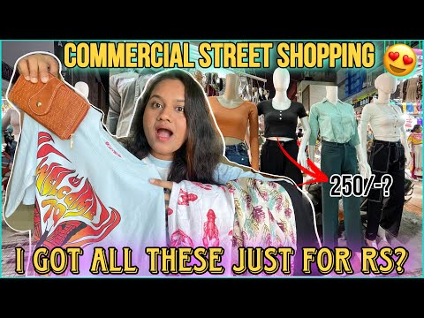 🔥Commercial Street shopping 🛍️ ನನ್ ಏನ್‌ ಏನೆಲ್ಲ Shopping ಮಾಡಿದಿನಿ ನಿವೇ ನೋಡಿ👌🏼