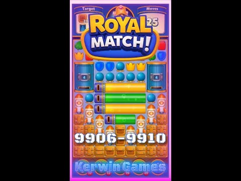 Royal Match Level 9906 9907 9908 9909 9910 - No Boosters Gameplay