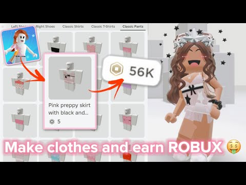 HOW TO CREATE CLOTHING AND EARN ROBUX- 😱🤩💸 *USING MAKERBLOX*