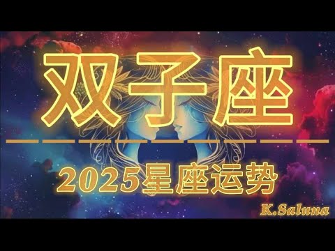 【K.Saluna】【2025年星座年运】2025年双子座运势  | 参考日月升 ✨