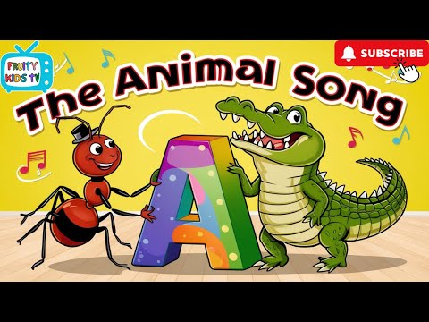 Letter A Animal Song | Fun Animals That Start with A for Kids | Learn the Letter A Animal sounds