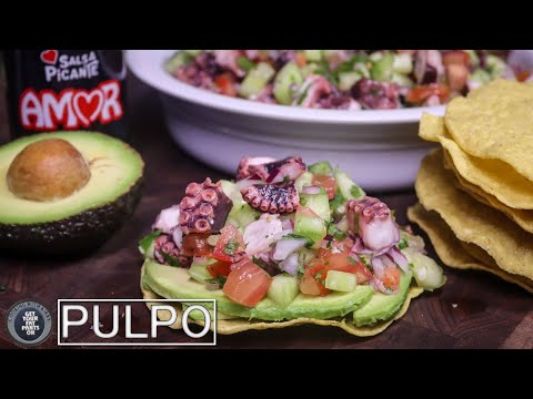 Ceviche de Pulpo -  Whole Octopus - Mexican Food