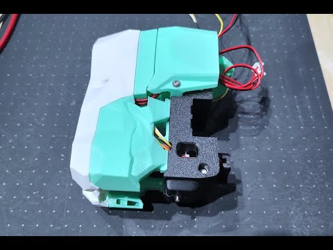 VORON X-Carriage with integrated retractable Z-probe