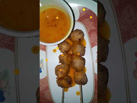 Street Food | Spicy Fish Balls | Filipino Recipe #streetfood #foodlovers #shorts