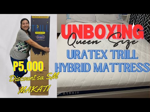 Hotel Feels na Mattress|Uratex Trill Hybrid Mattress |Unboxing ASMR