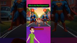 Who's the real Superman? Can you guess? #riddle #enigma #funquiz #riddleoftheday #game #quiz