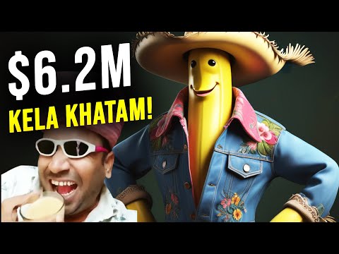 $6.2M Ka Kela 🍌Kha Gaya Bhai  | Crypto Entrepreneur Eats Viral Banana After Buying It for $6.2M