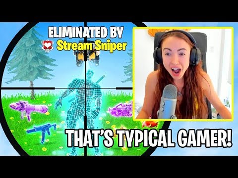 He tried to stream snipe me.. this HAPPENED (Fortnite)