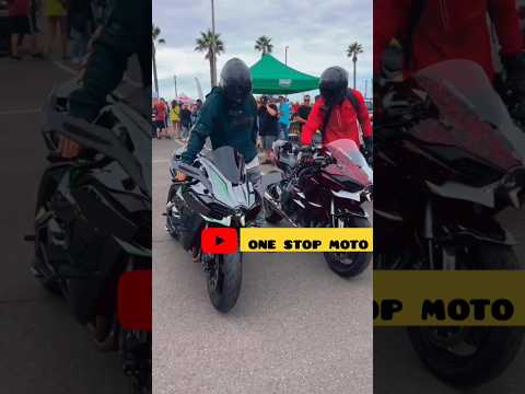 kawasaki H2R Exhaust sound (Extremely loud) #viral #shortvideo #shortsfeed #shorts #subscribe