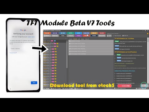 TFT MTK Google lock removal | All android | Free Tools | samsung frp tool 2024