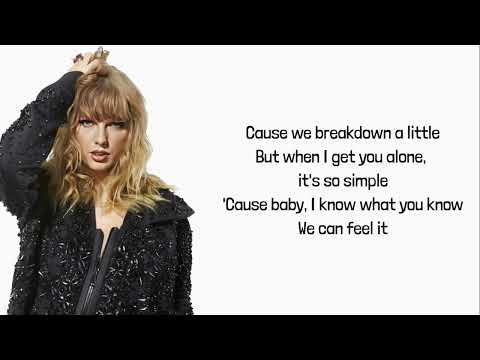 Taylor Swift - So It Goes… lyrics